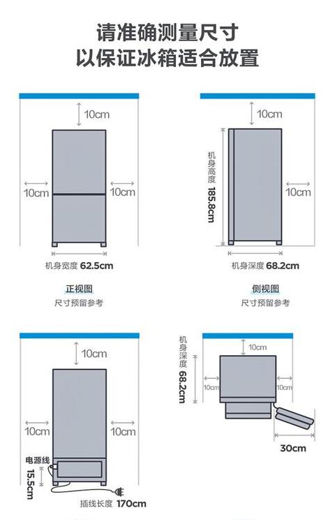 冰箱尺寸一览：常见类型及选购指南