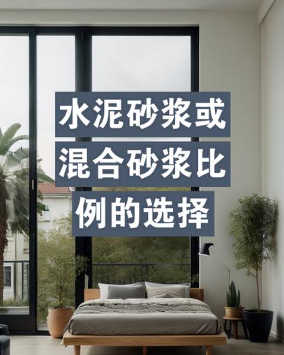 砂浆配比详解：不同强度等级水泥砂浆配比与用量