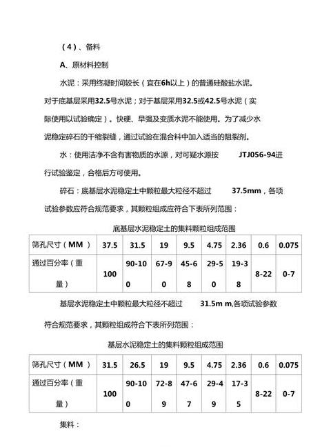 水泥稳定碎石层厚度偏差与验收标准详解